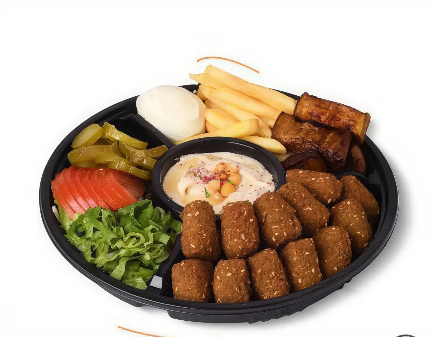 Mixed Falafel Plate