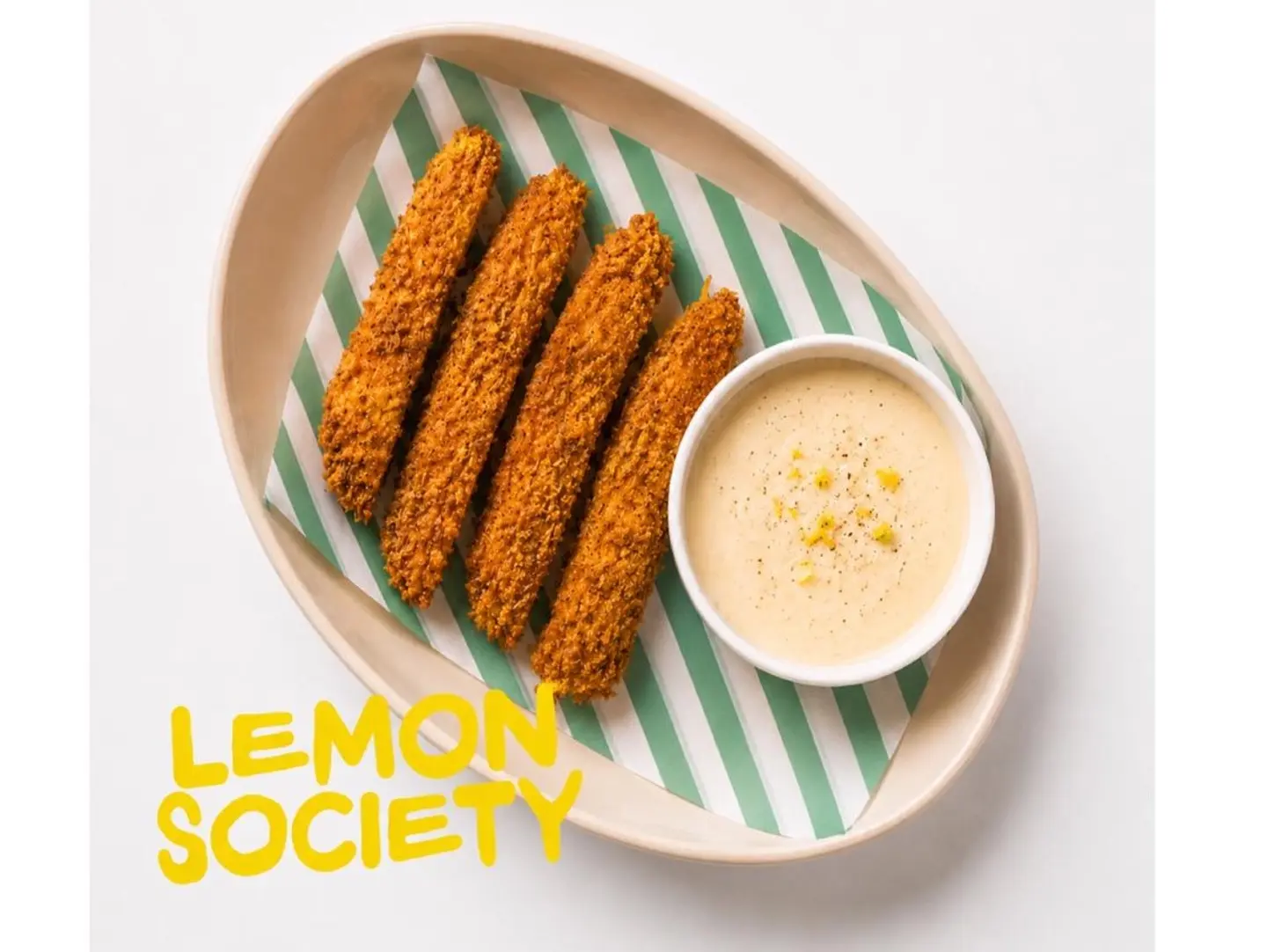 Chicken Strips With Lemon Sauce