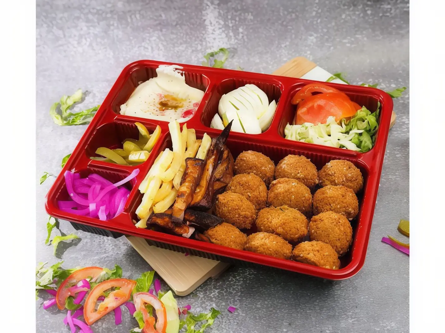Mixed Falafel Plate