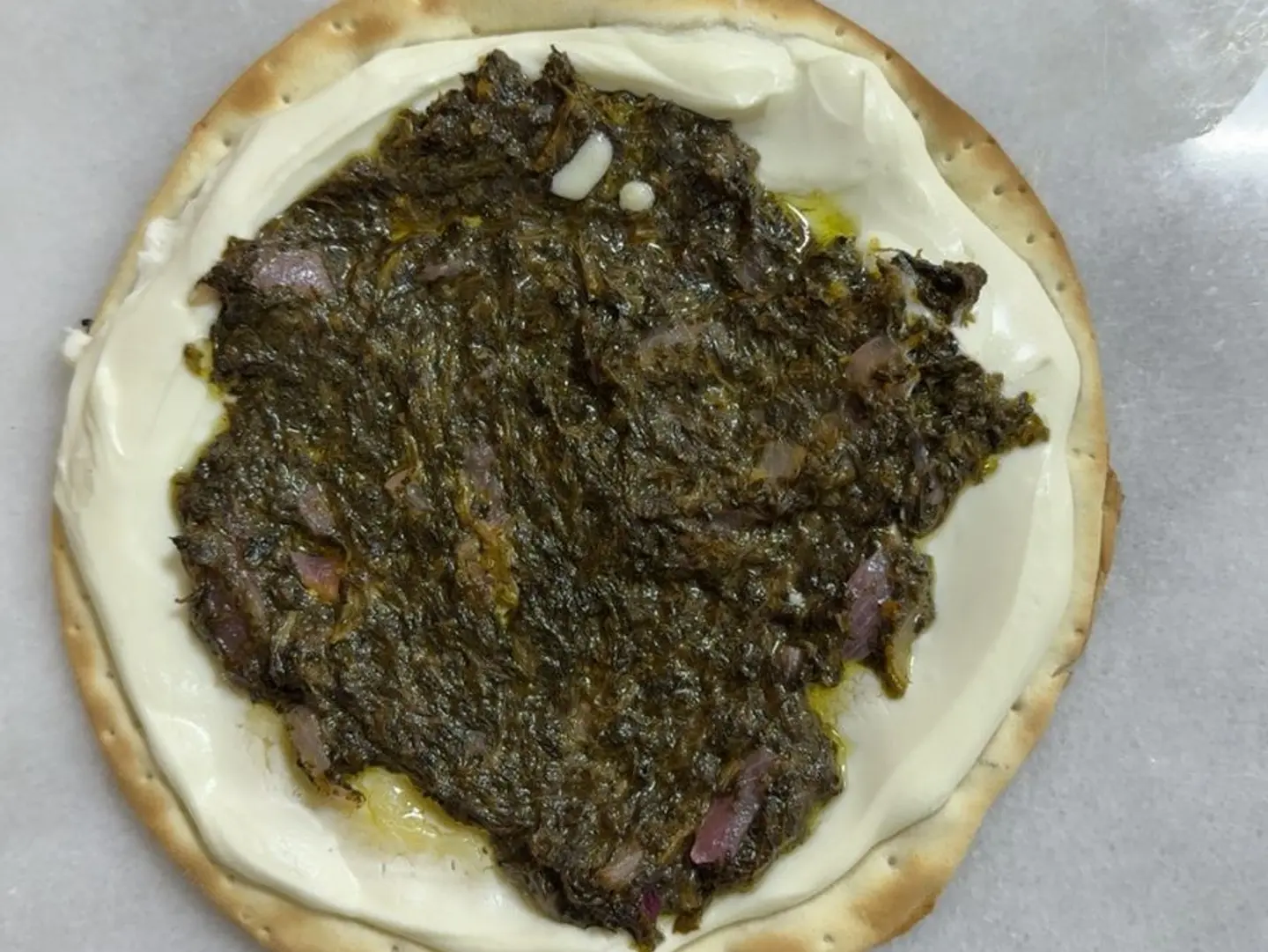 Spinach With Labneh