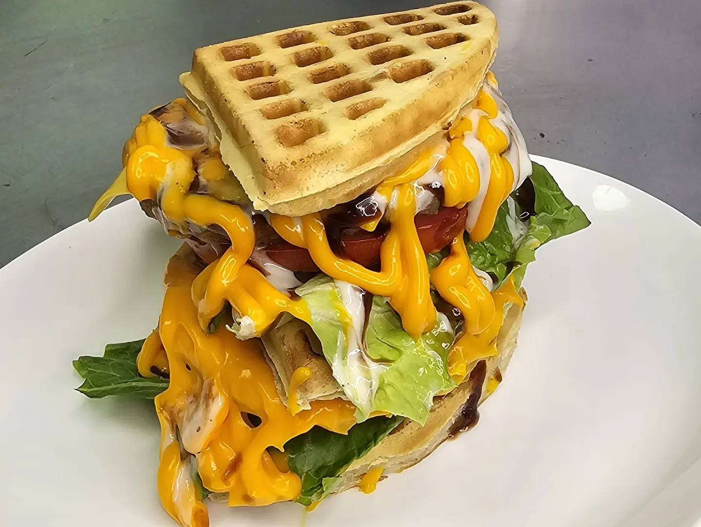Double Waffle Burger