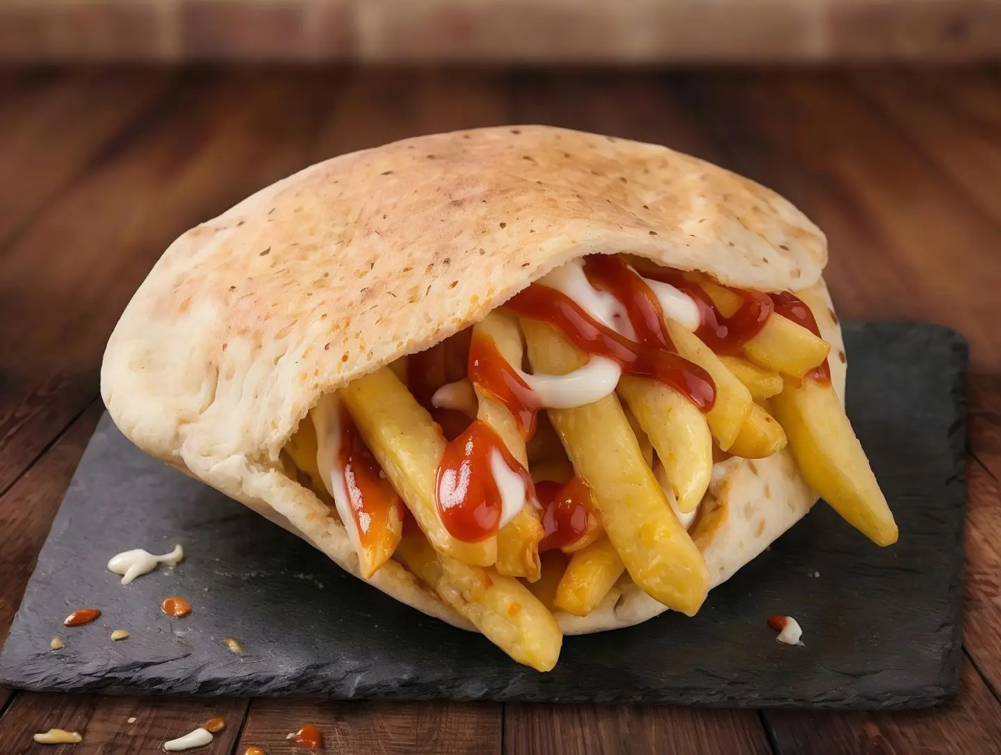 خبز بطاطس جبن