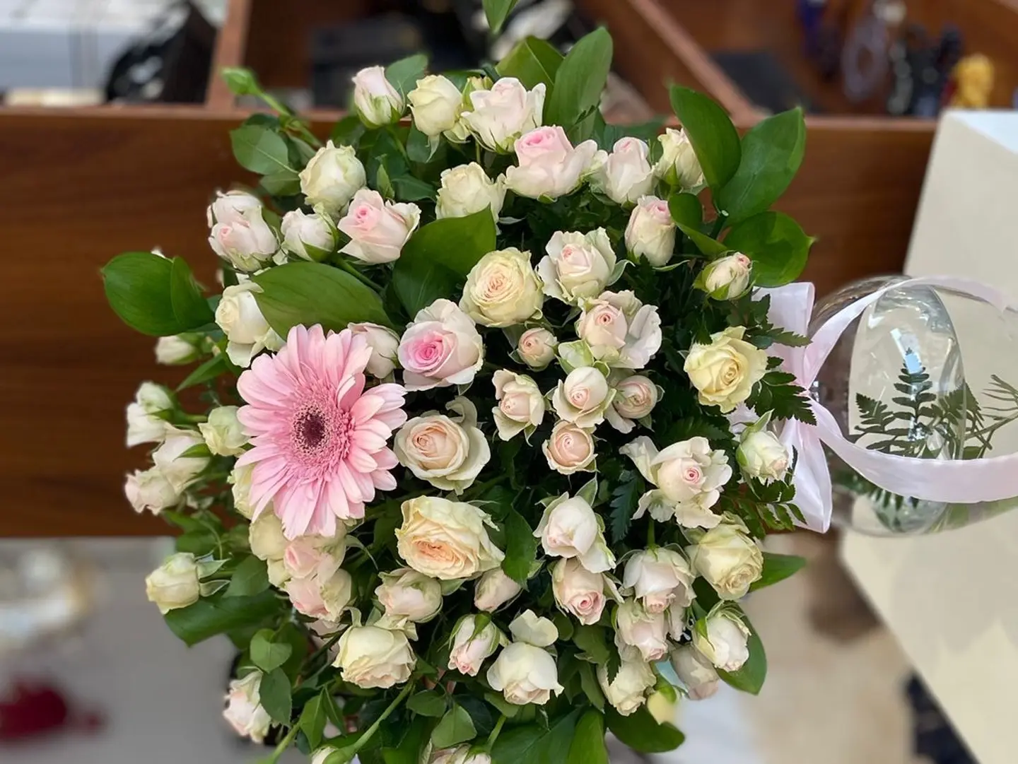A Vase Of Fresh Roses