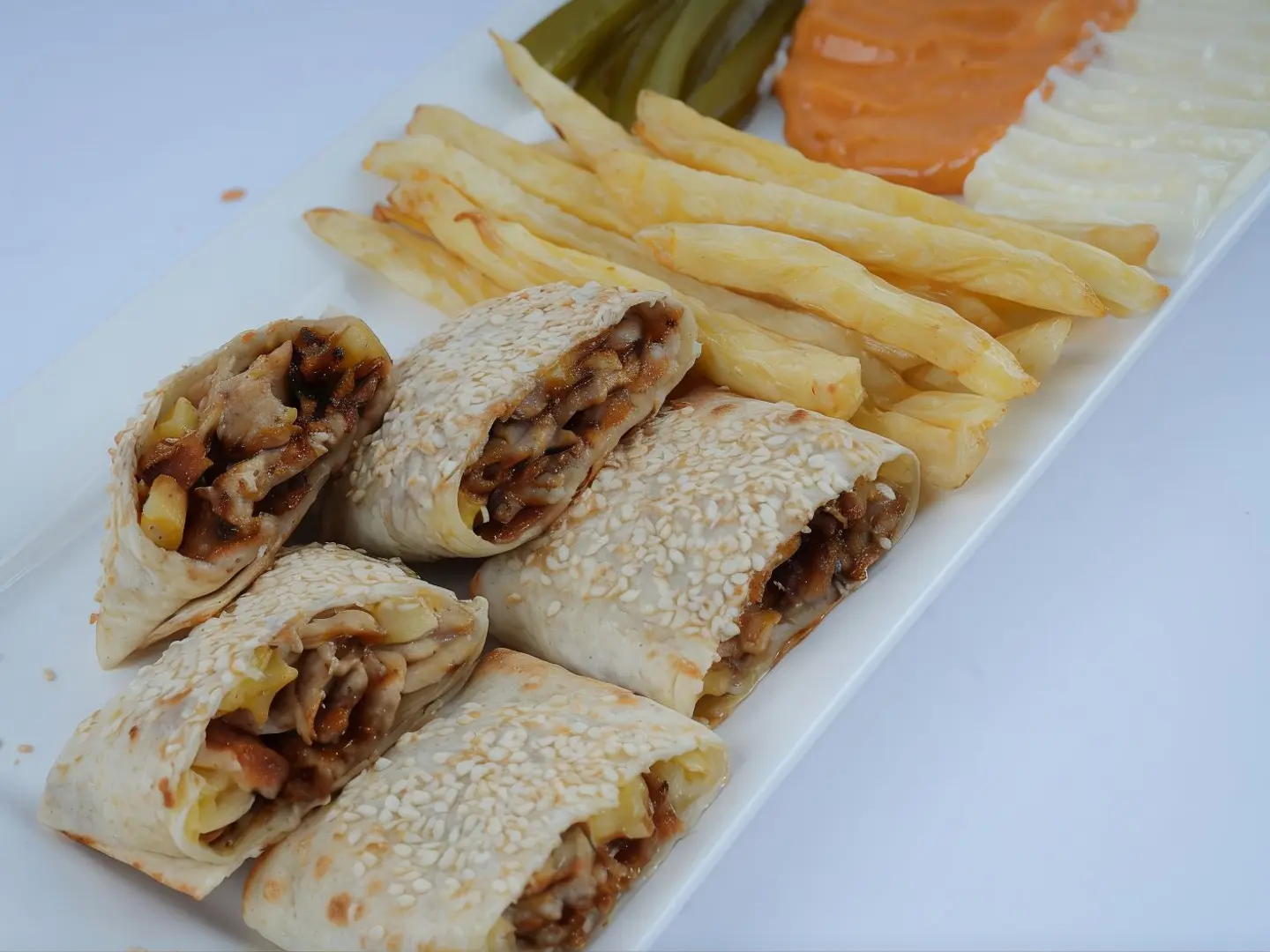 شاورما عربي بالفرن