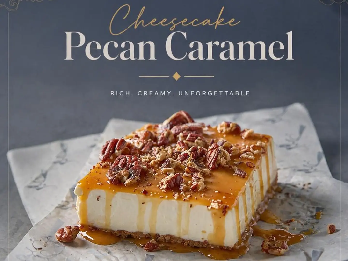 Pecan Caramel Cheesecake
