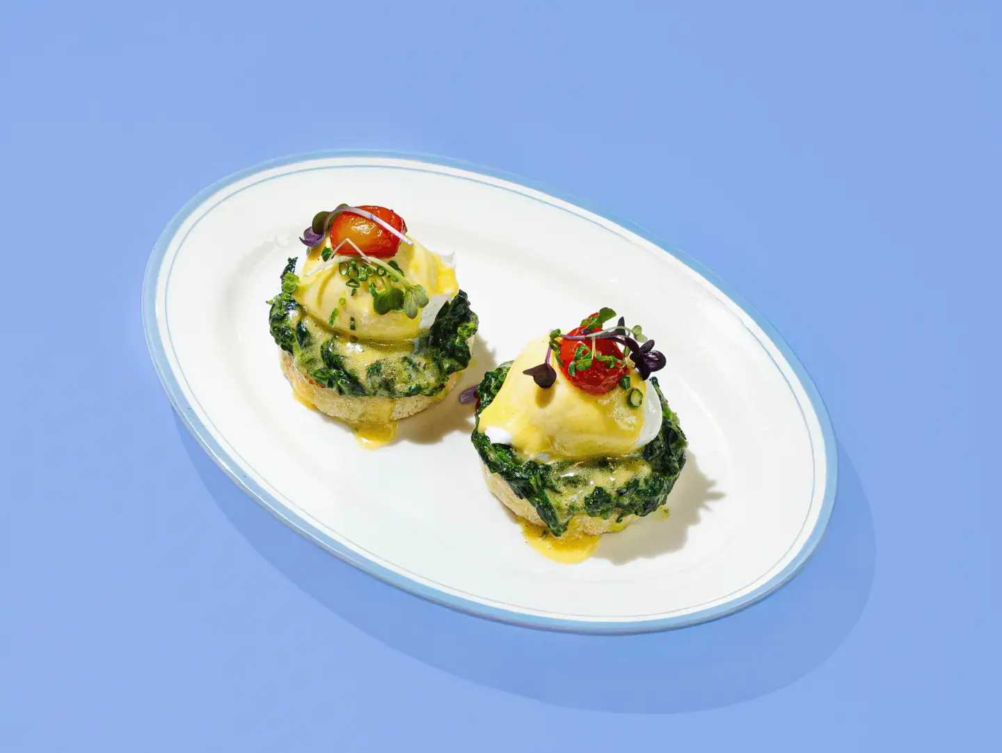 Eggs Benedict With Baby Spinach