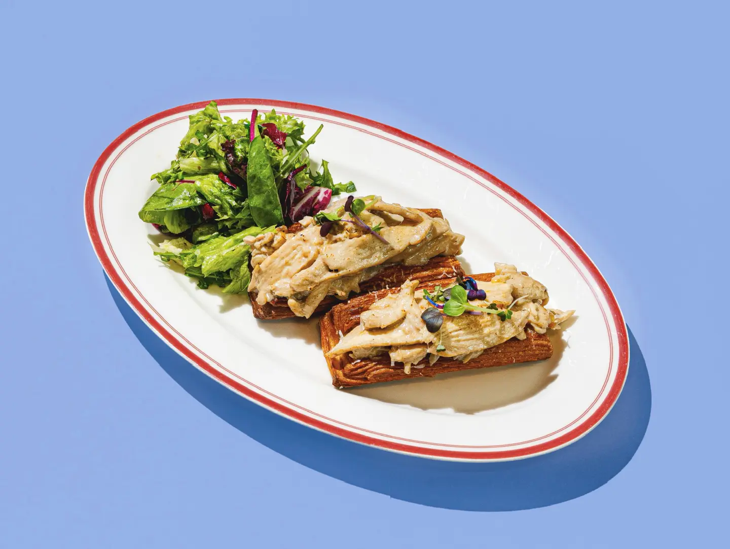 Chicken + Mushroom Boats