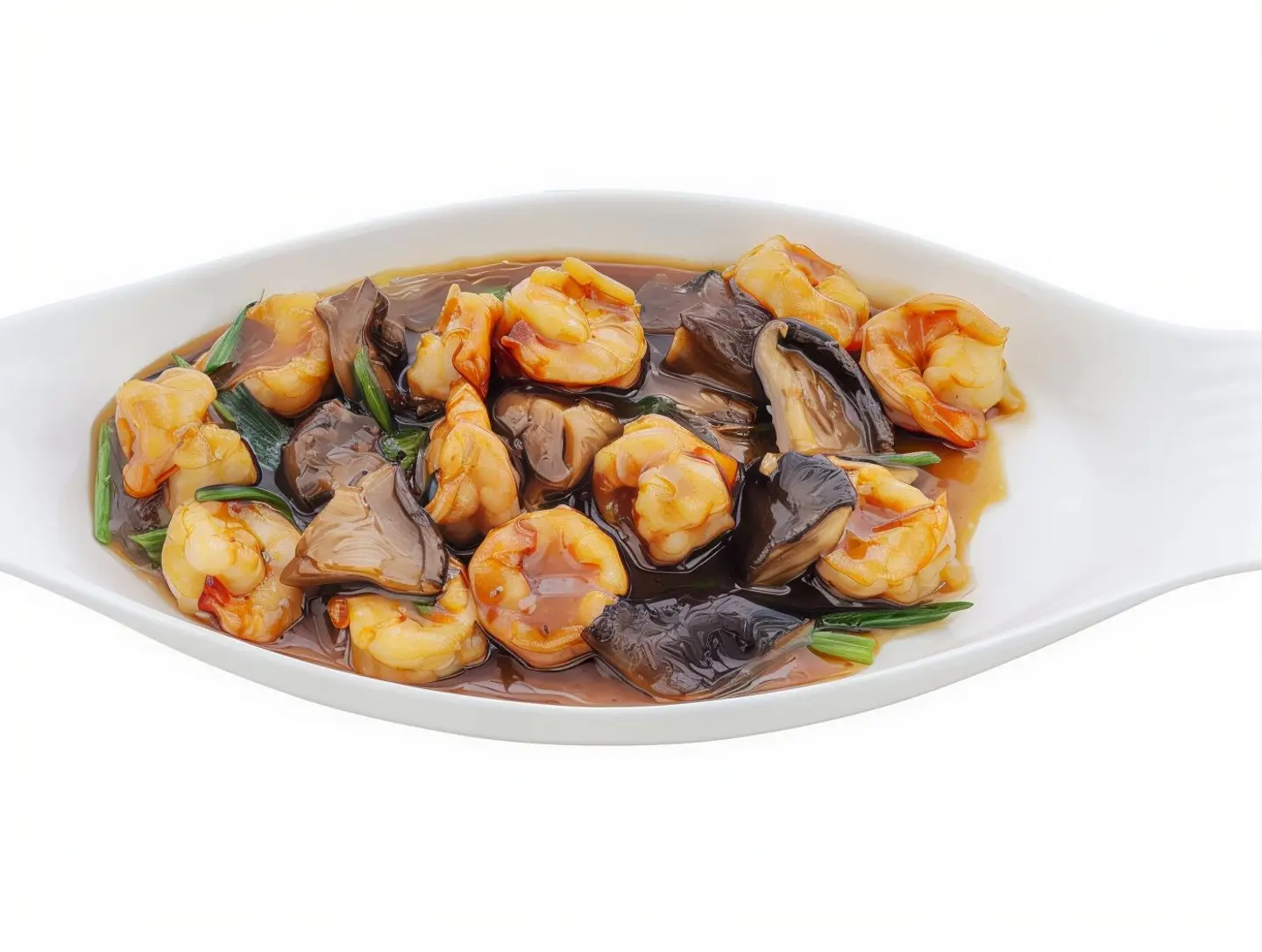 Shrimp With Black Mushroom
