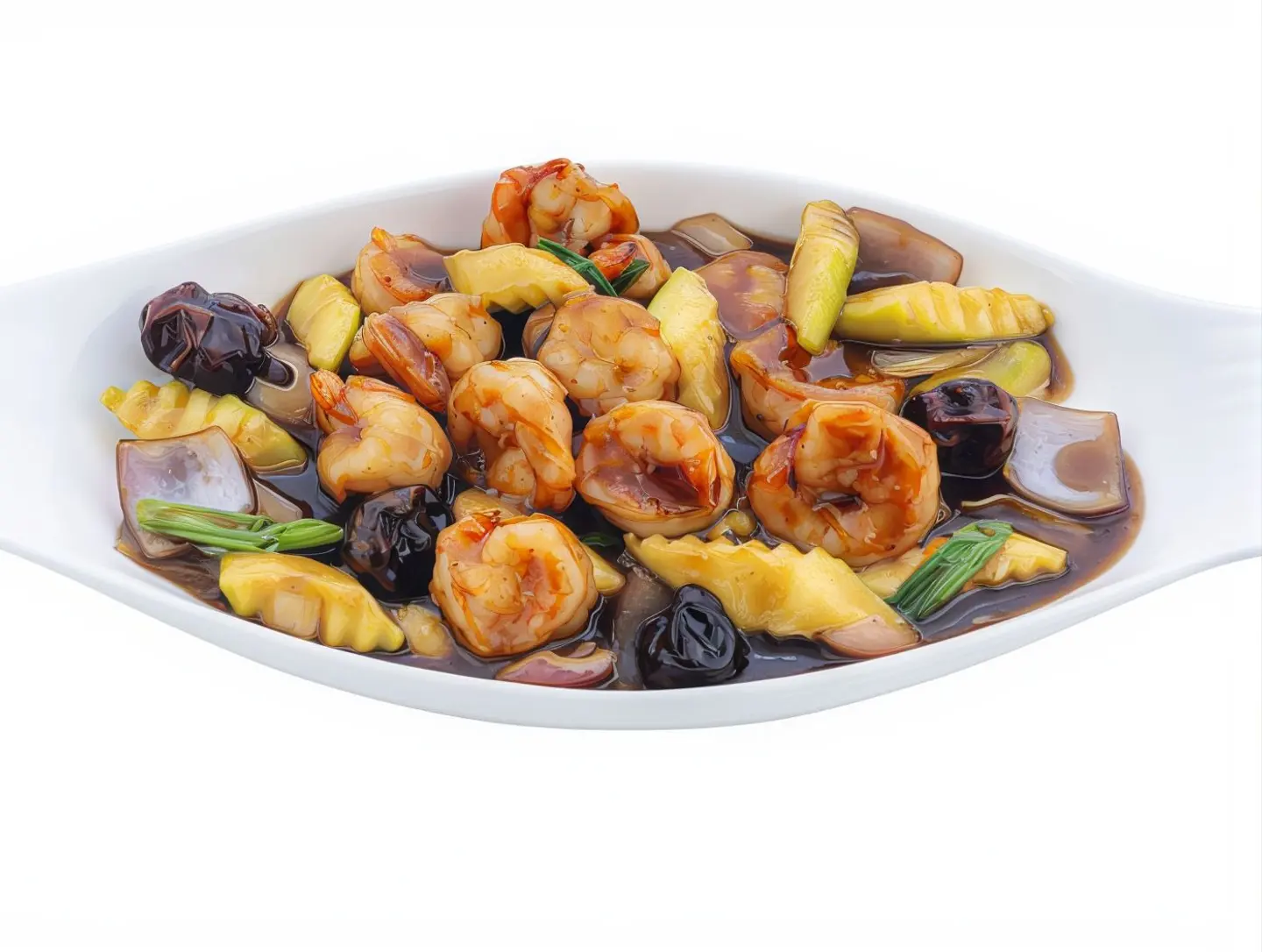 Shrimp With Dry Chili And Garlic