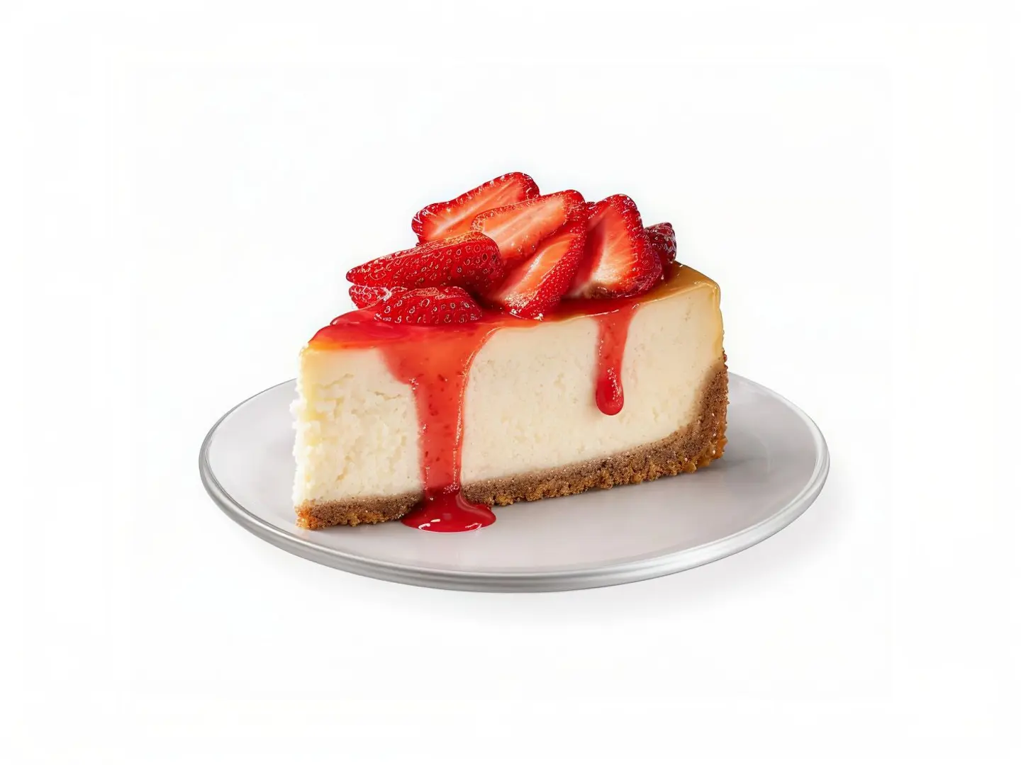Strawberry Cake Slice