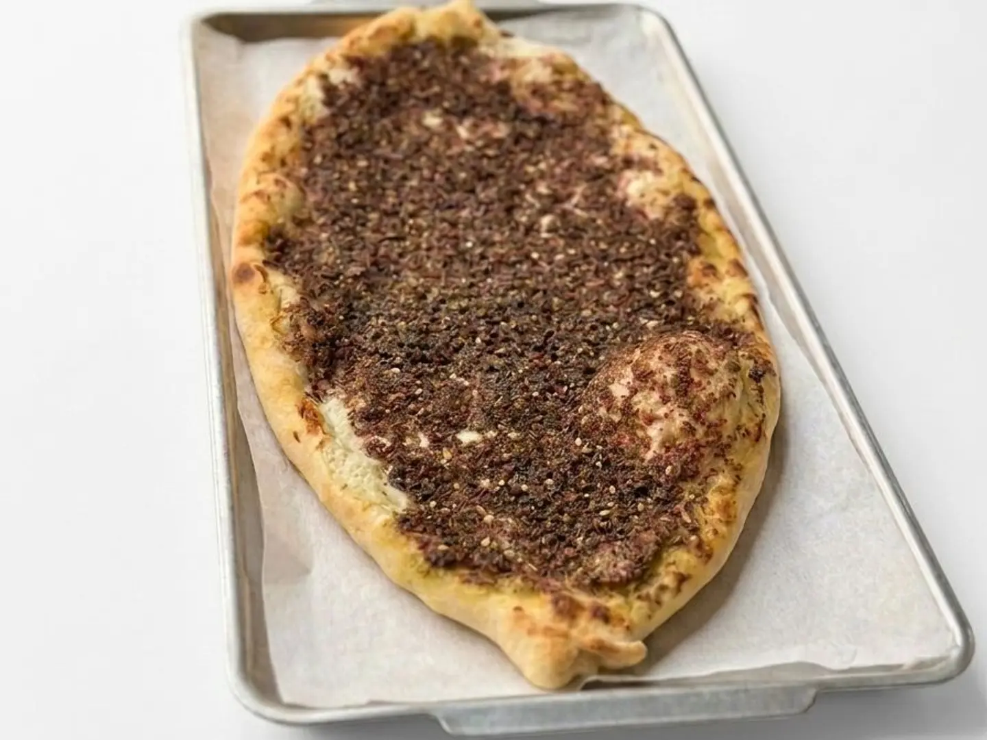فطيرة زعتر لبنه