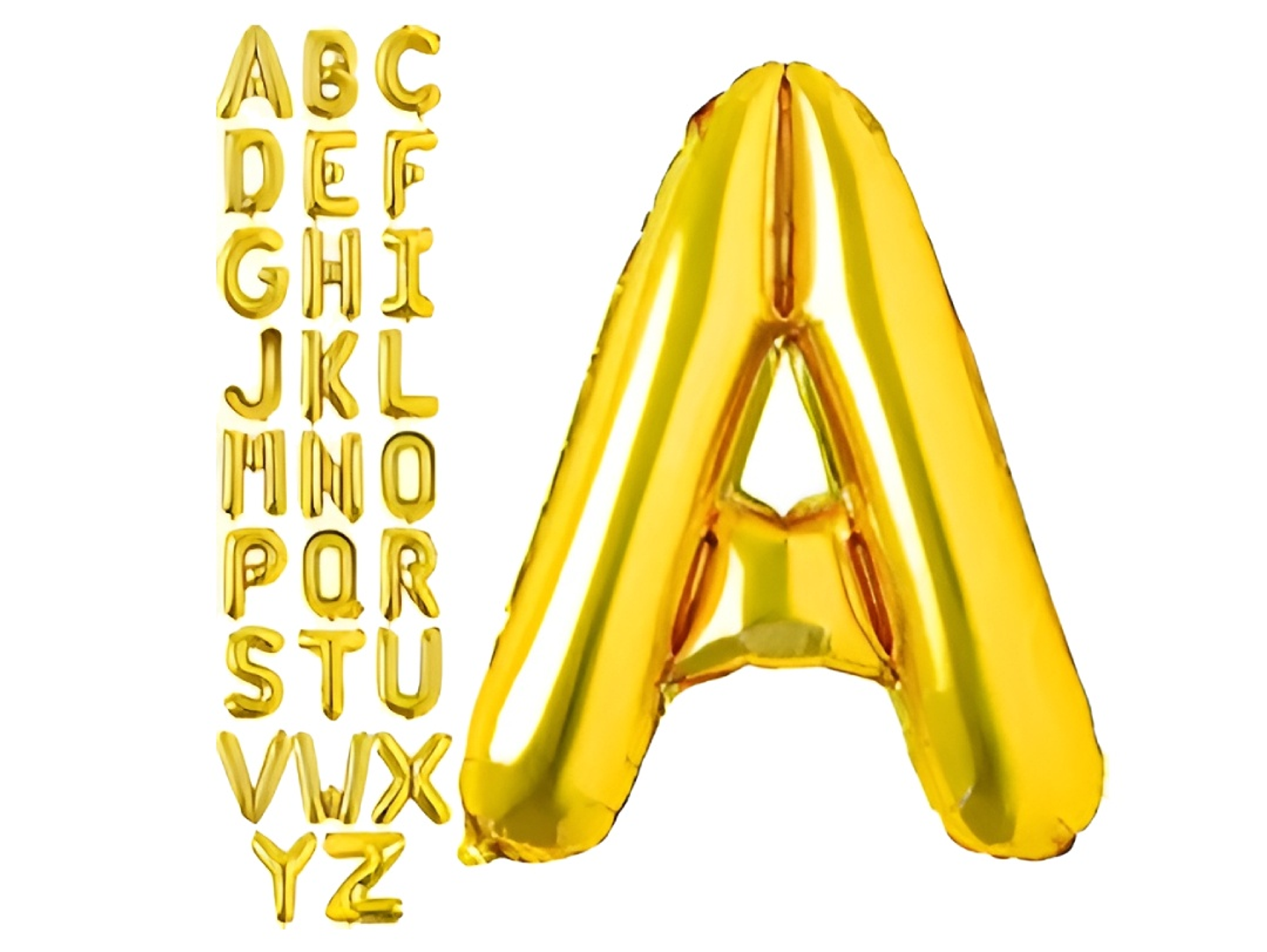 Foil Letter Gold Balloons