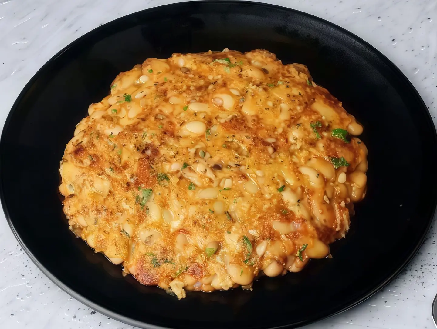 White Beans With Eggs And Cooked