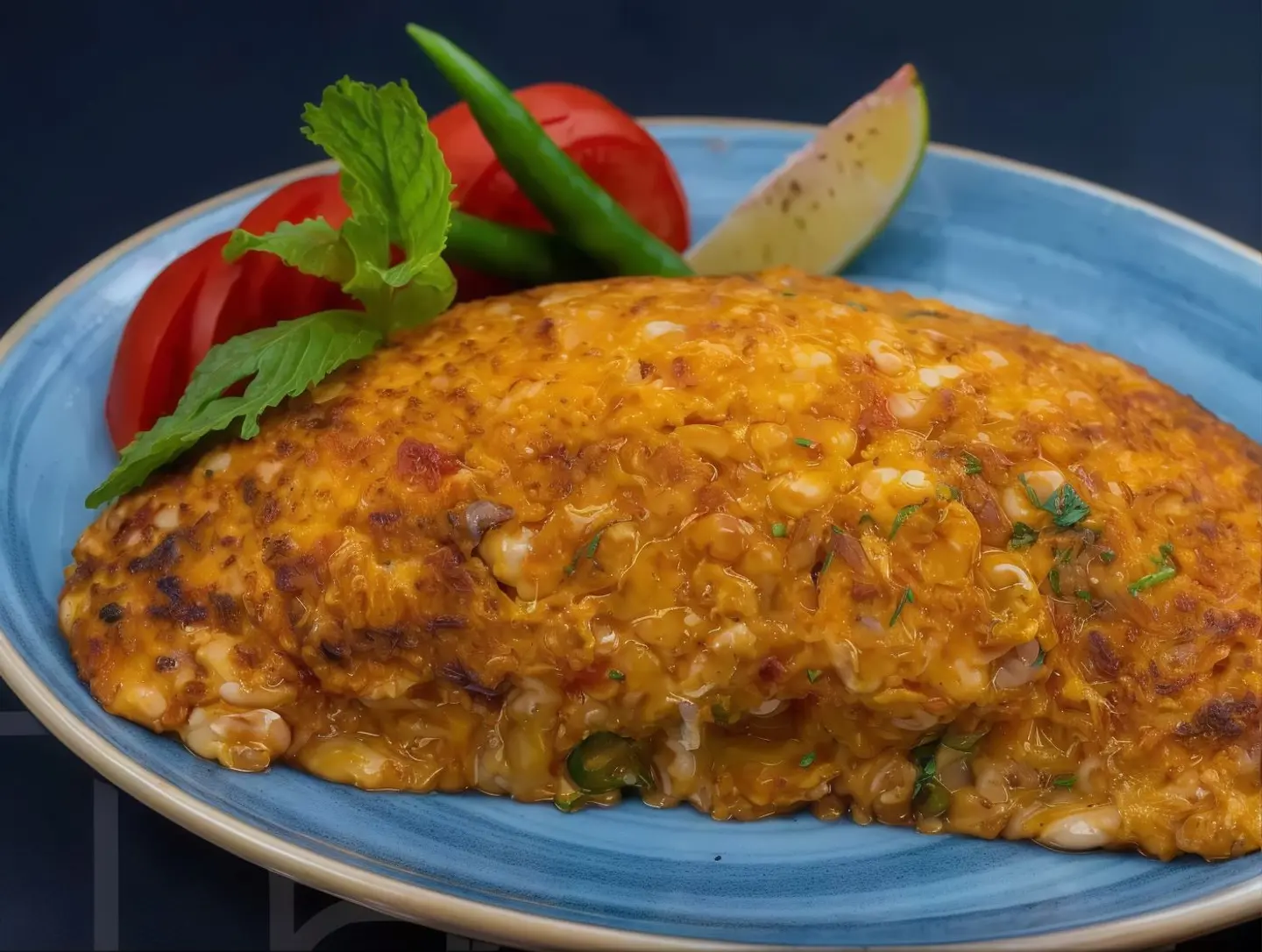 White Beans With Eggs Shibani Style (Crispy)