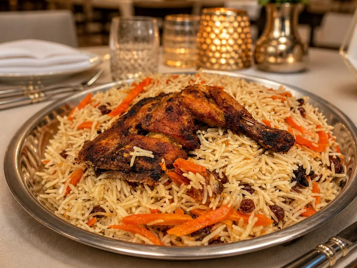 بولاو دجاج أوزبيكي - نص