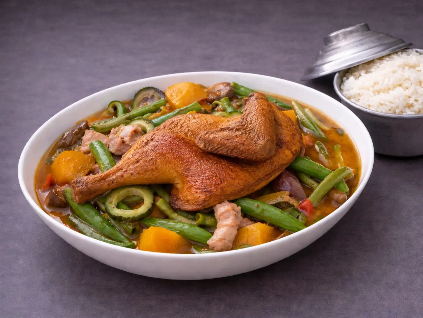 Crispy Chicken Pinakbet