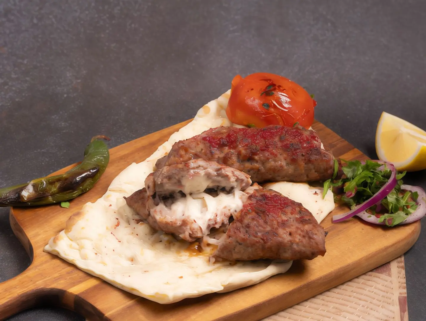 Cheese Stuffed Kebab