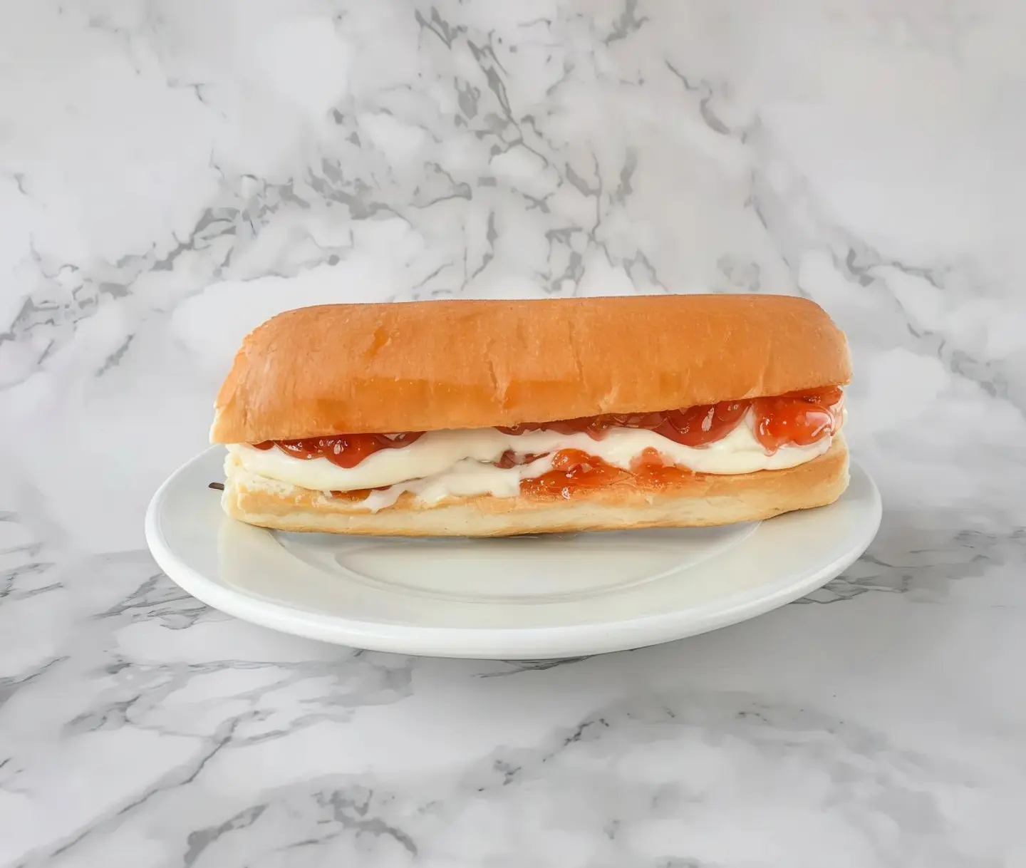 Cheese And Jam Sandwich