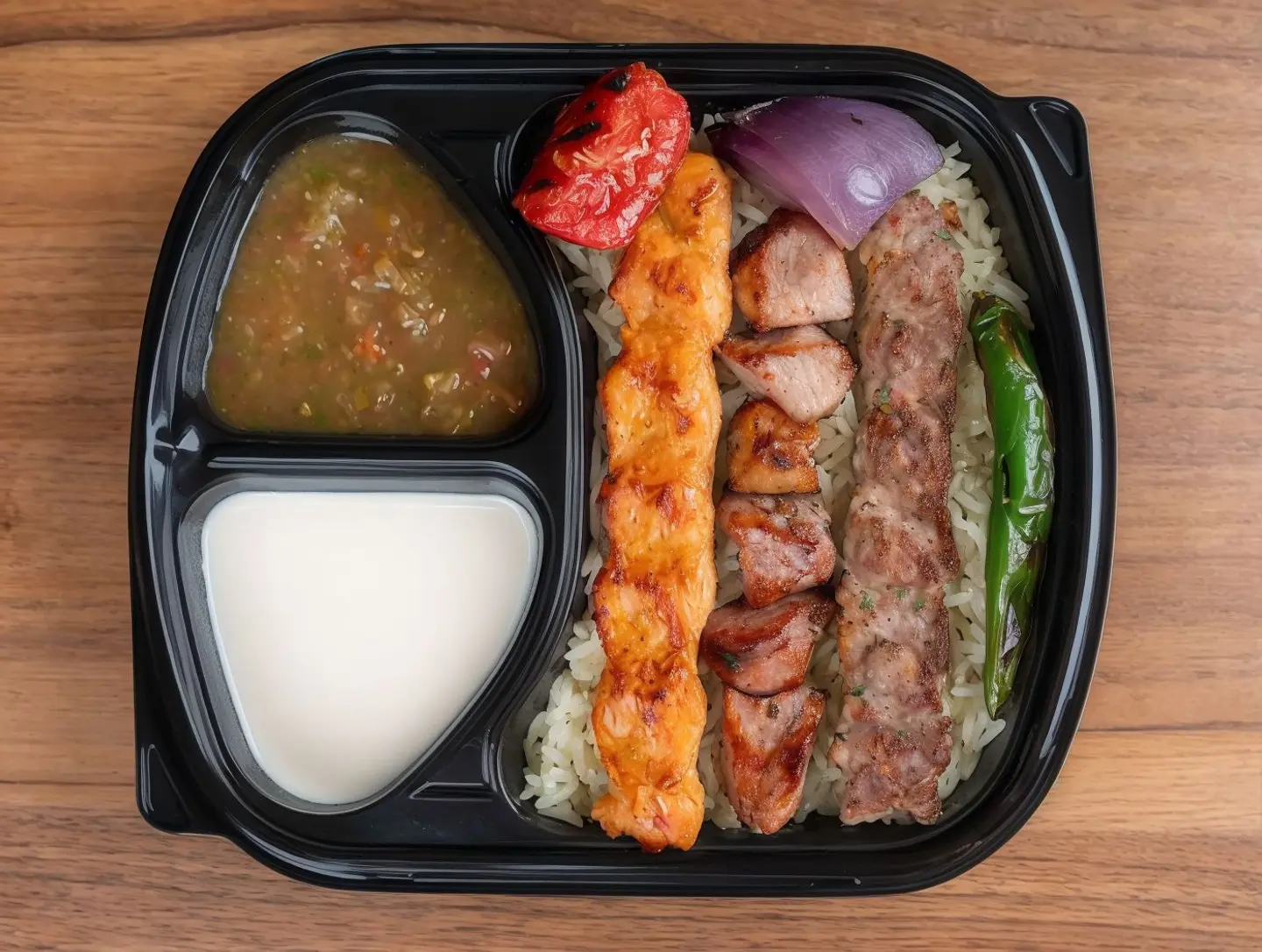 Mixed Grilled Combo With Rice