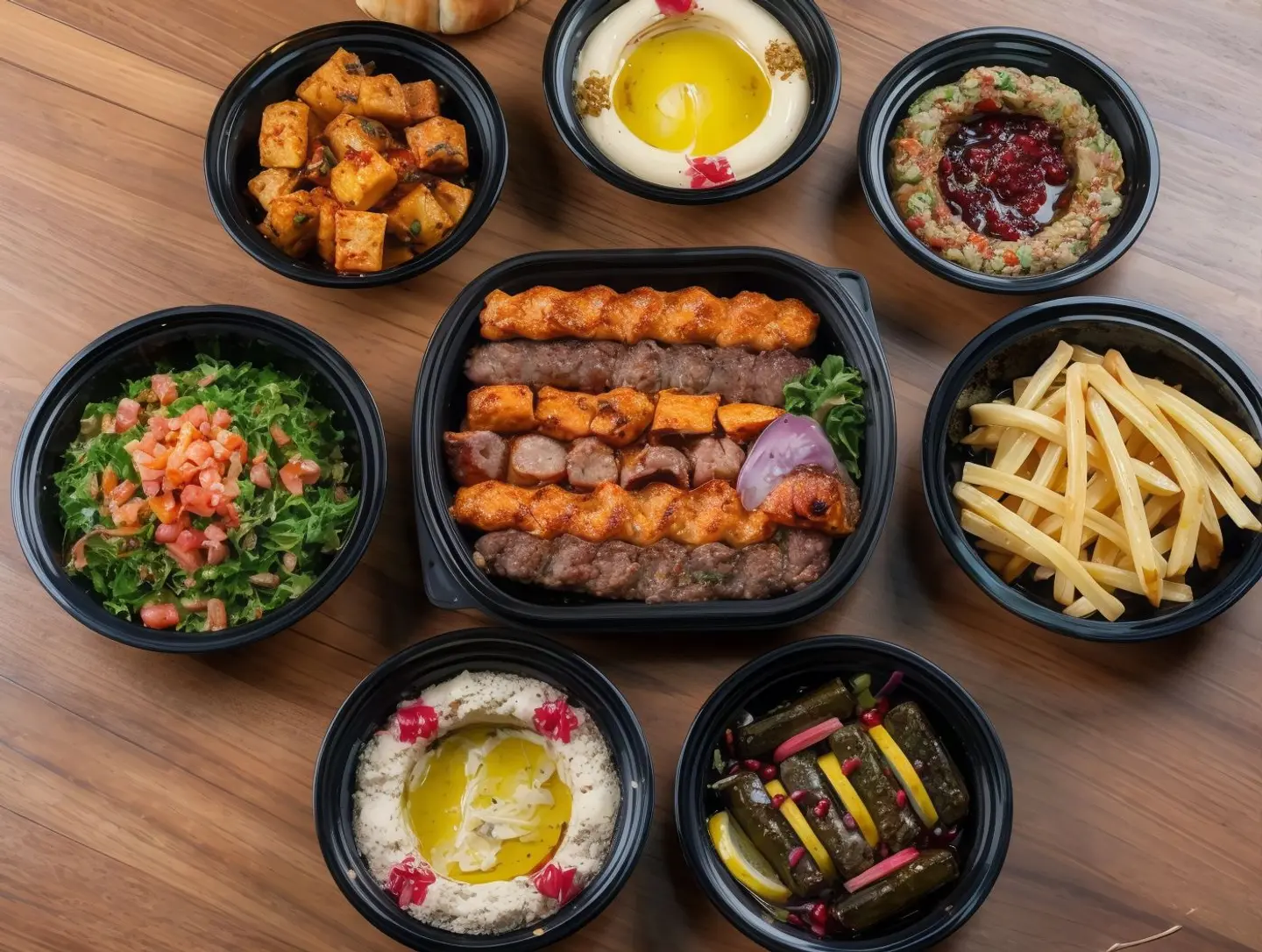 Family Meal For Four People