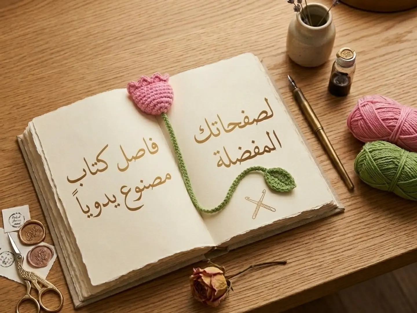 فاصل وردة التوليب