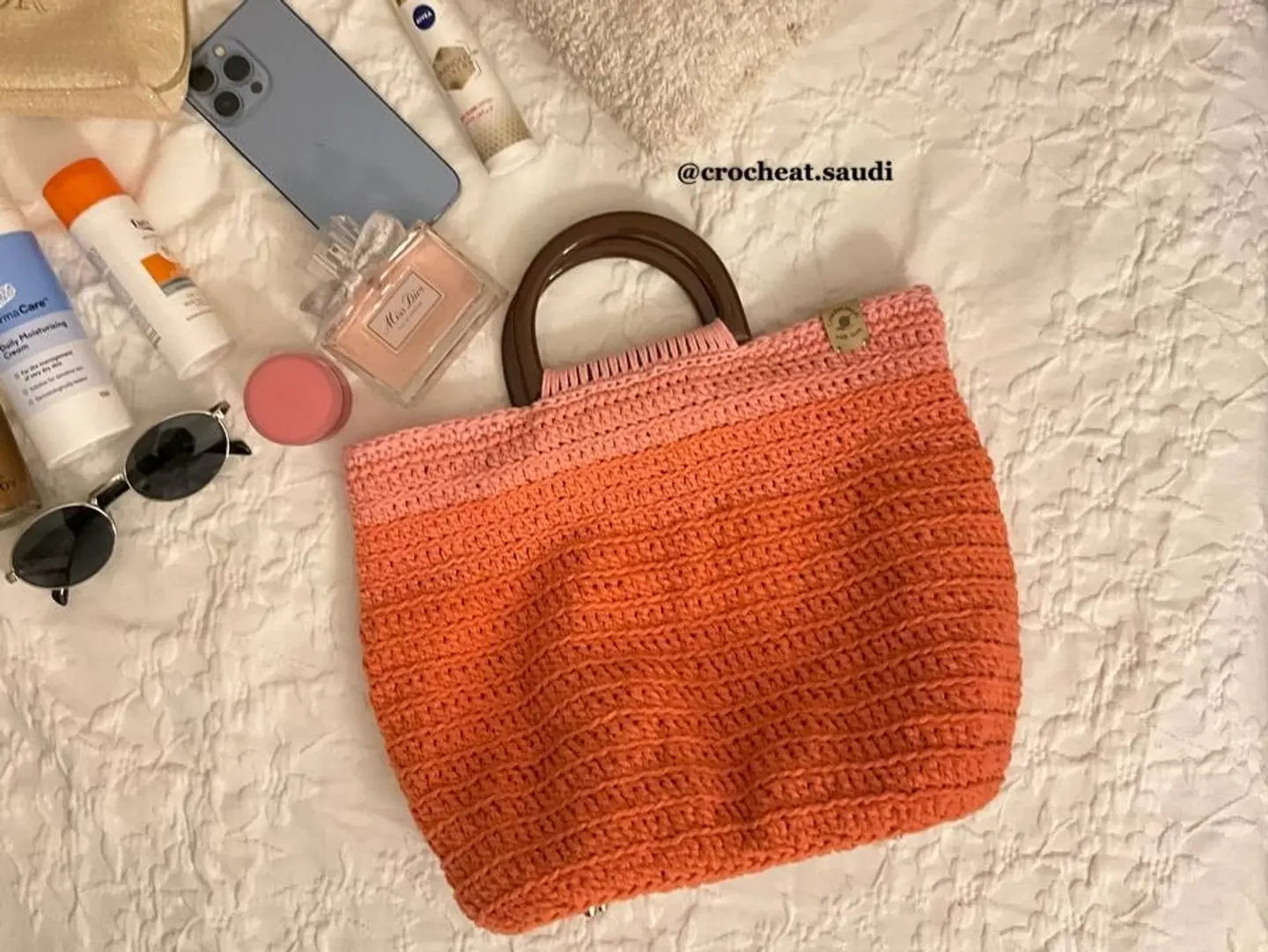 Orange Hand Bag