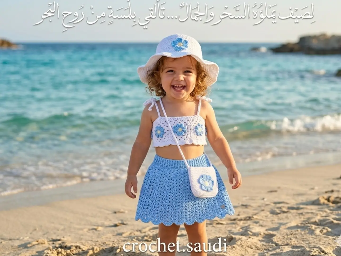 Blue Summer Girls Set