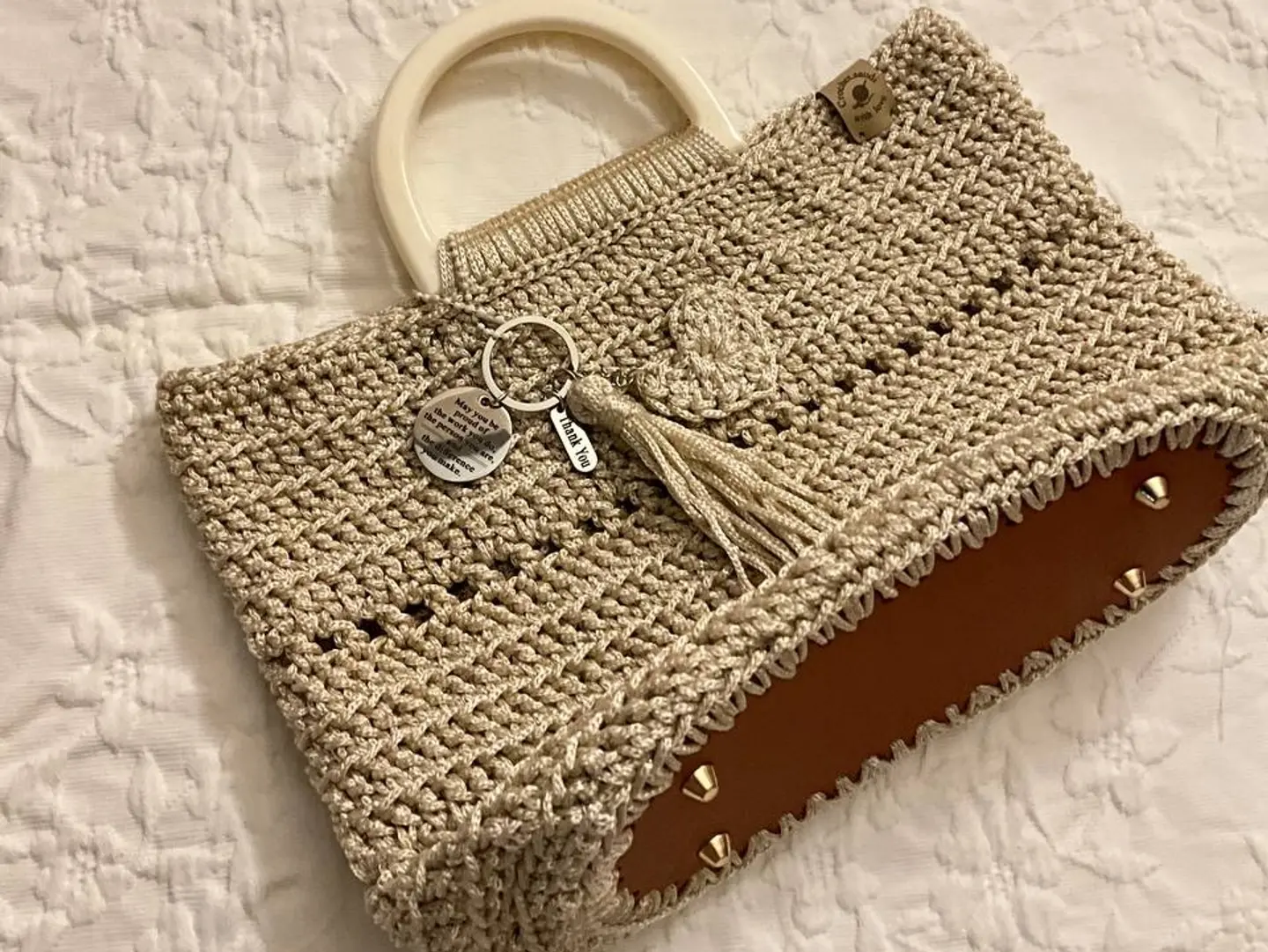 The Pale Gold Color Hand Bag