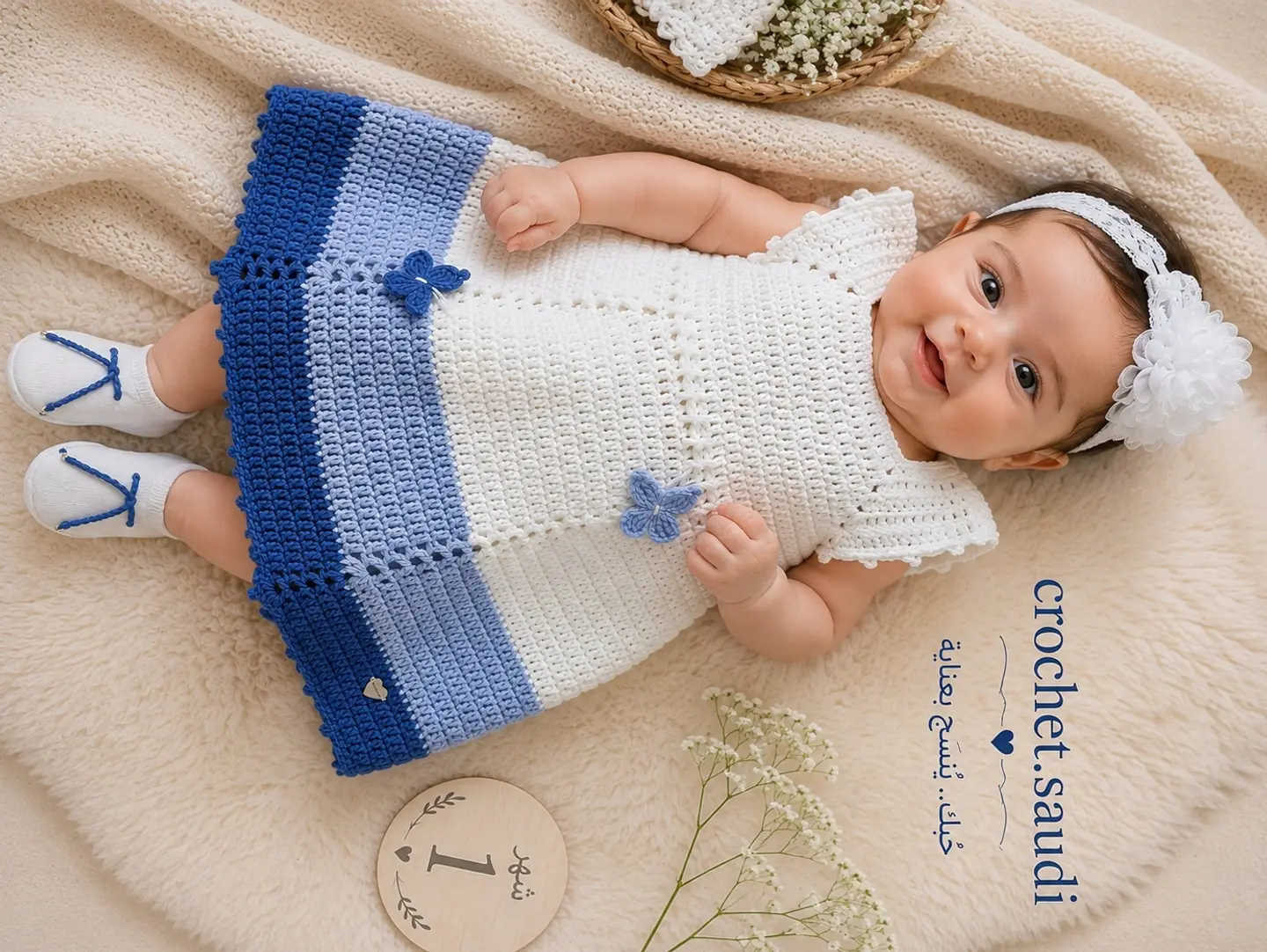 Blue Butterfly Dress