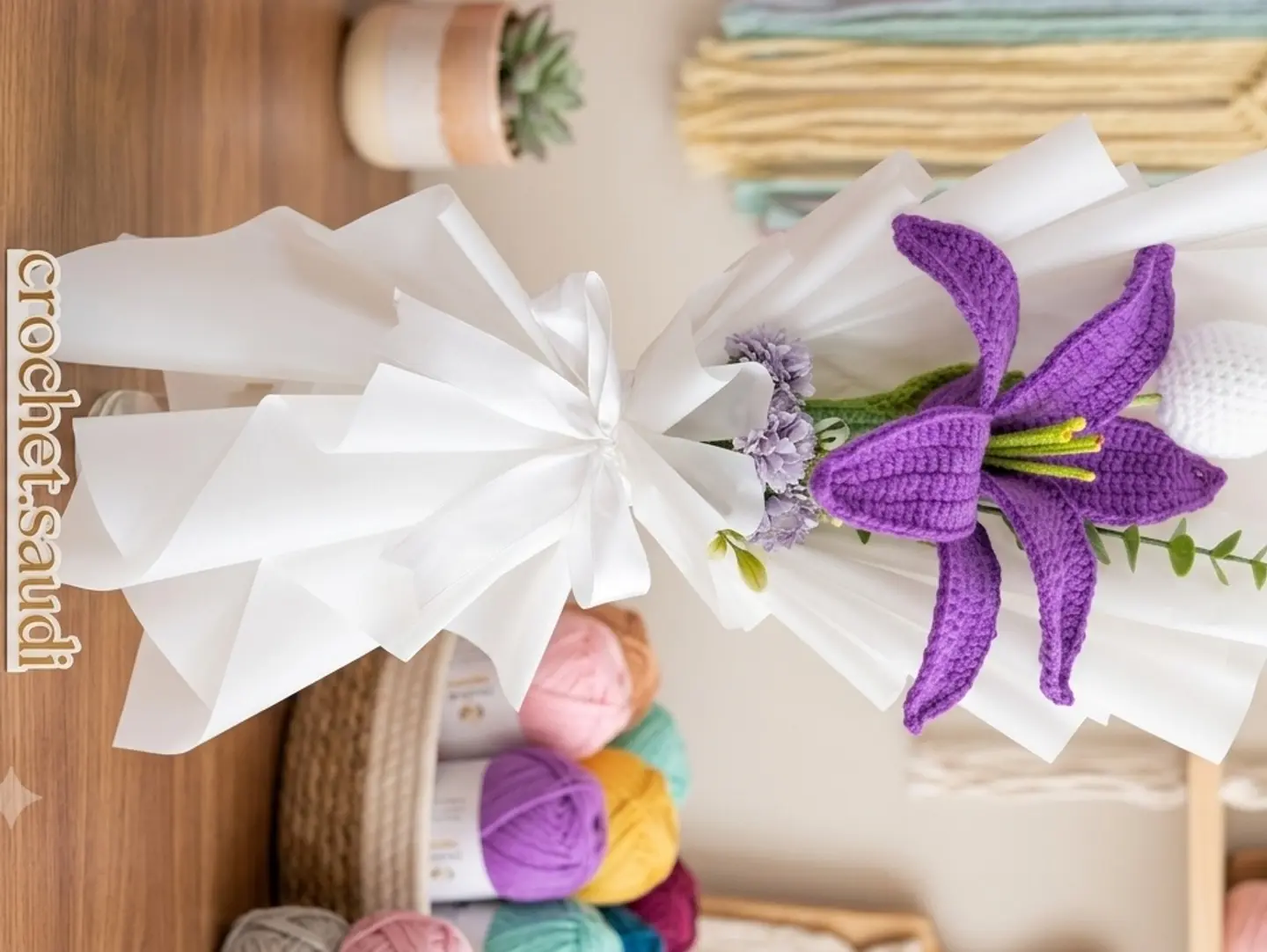 Violet Lily Bouquet