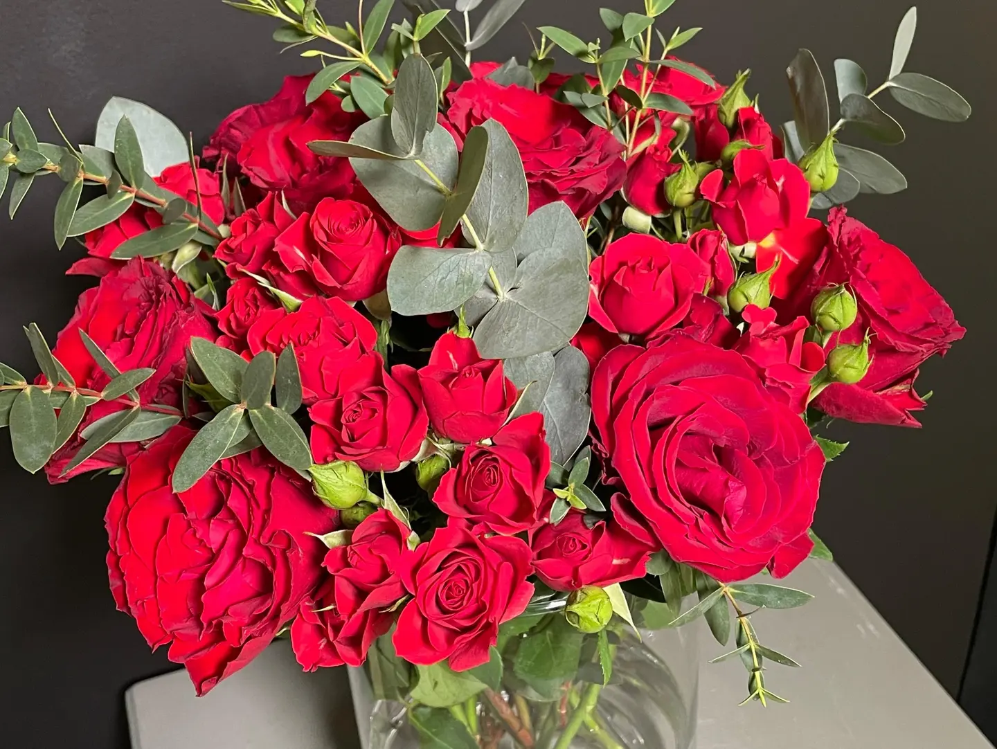 Vase Of Roses