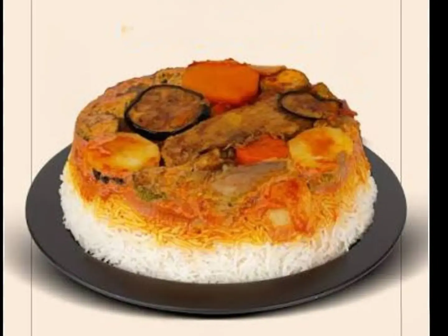 نصف مقلوبة دجاج