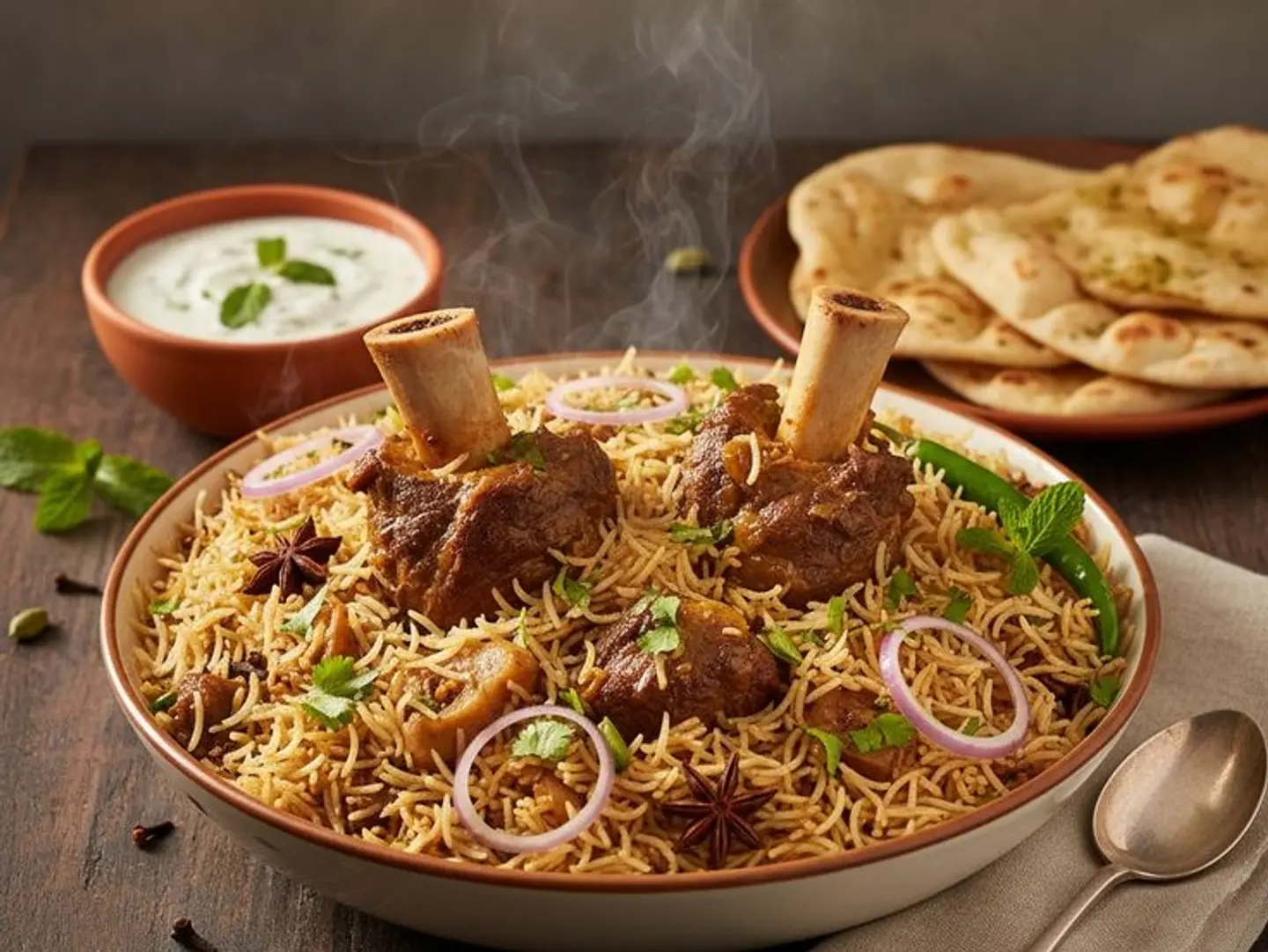 لحم الضأن رز حلو بالزعفران والمكسرات