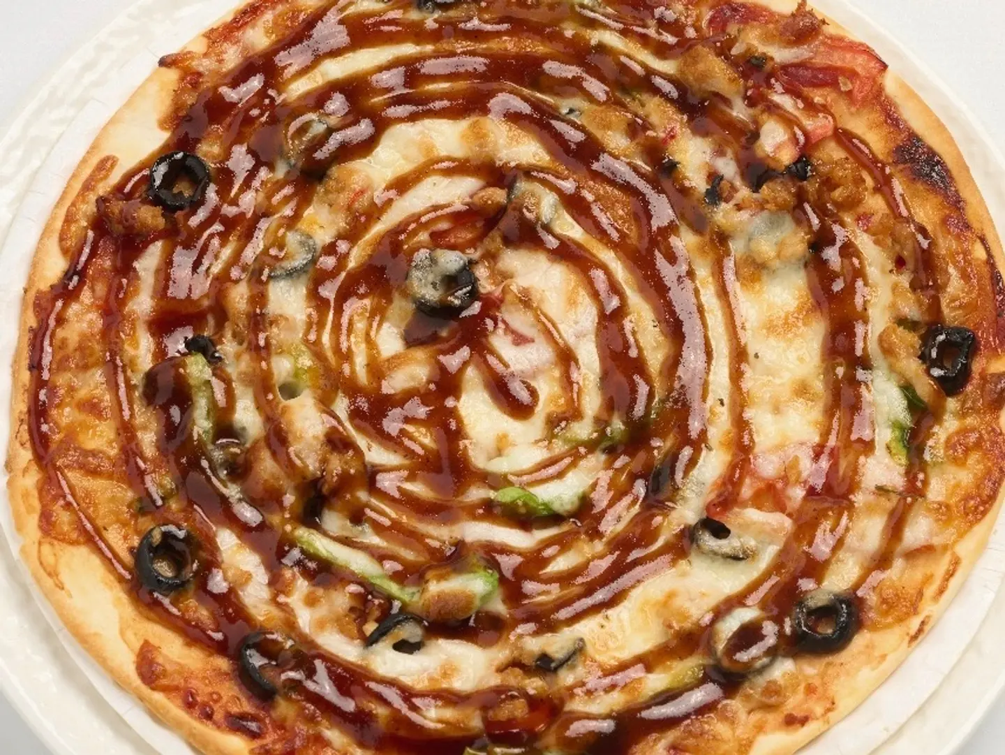 Chicken Bbq Pizza - Middle