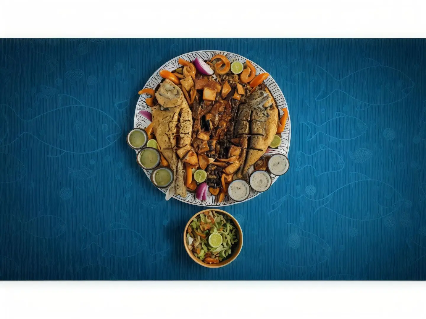 صحن عائلي مشكل وسط