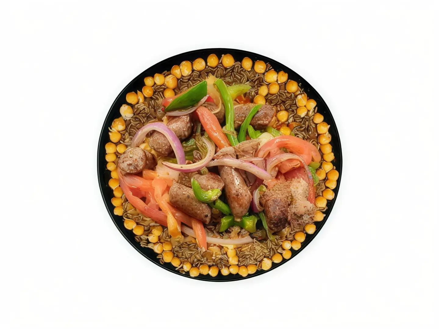 Koshari With Sausage