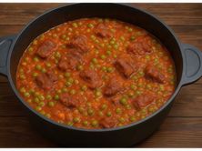 طاجن بسلة باللحمة