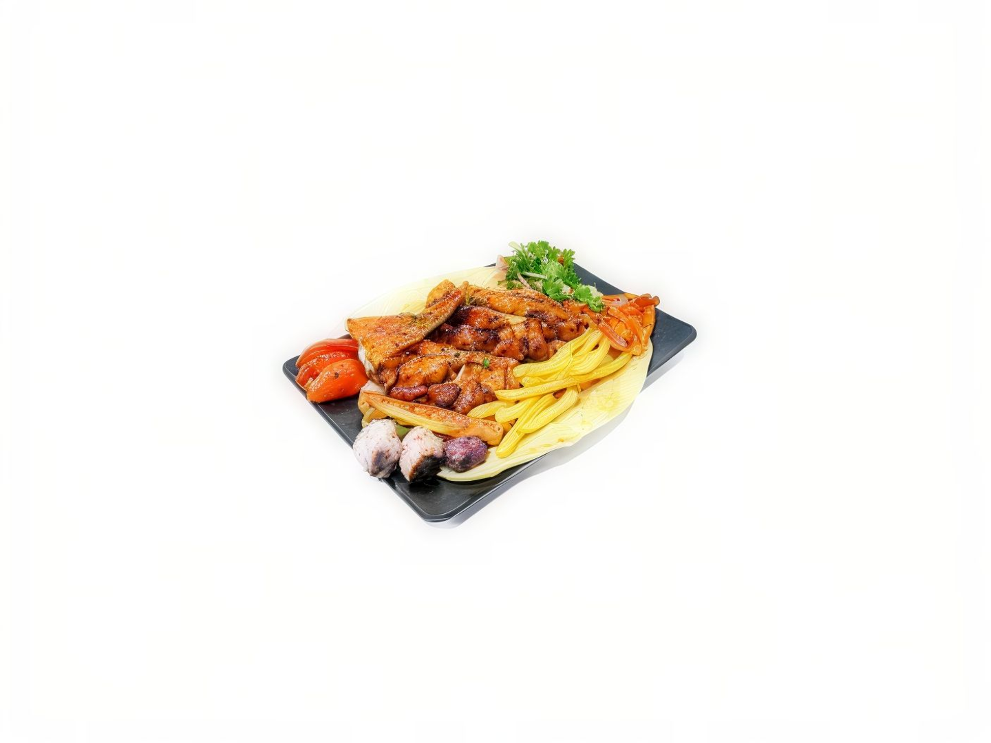 Mixed Chicken And Meat For One Person