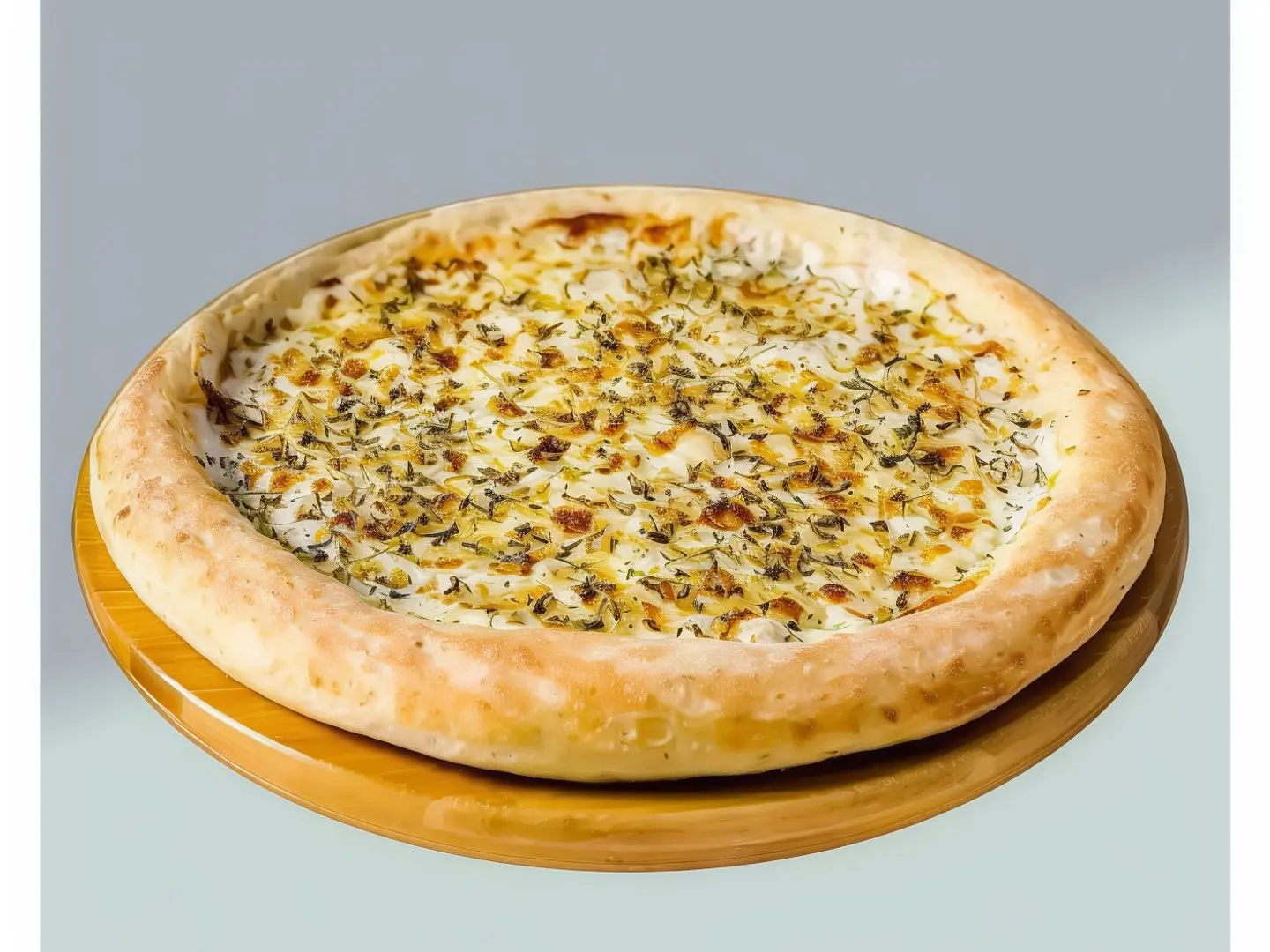 بيتزا جبنة وزعتر - وسط