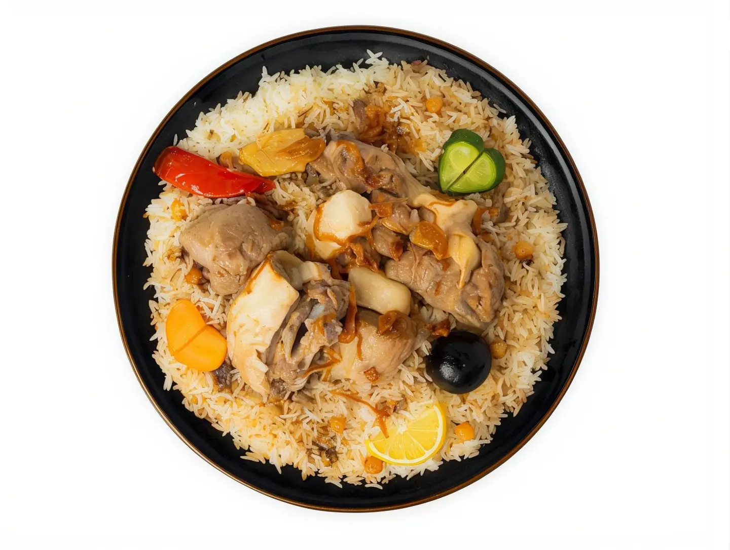 Lamb Kabsa With White Rice Single Serving