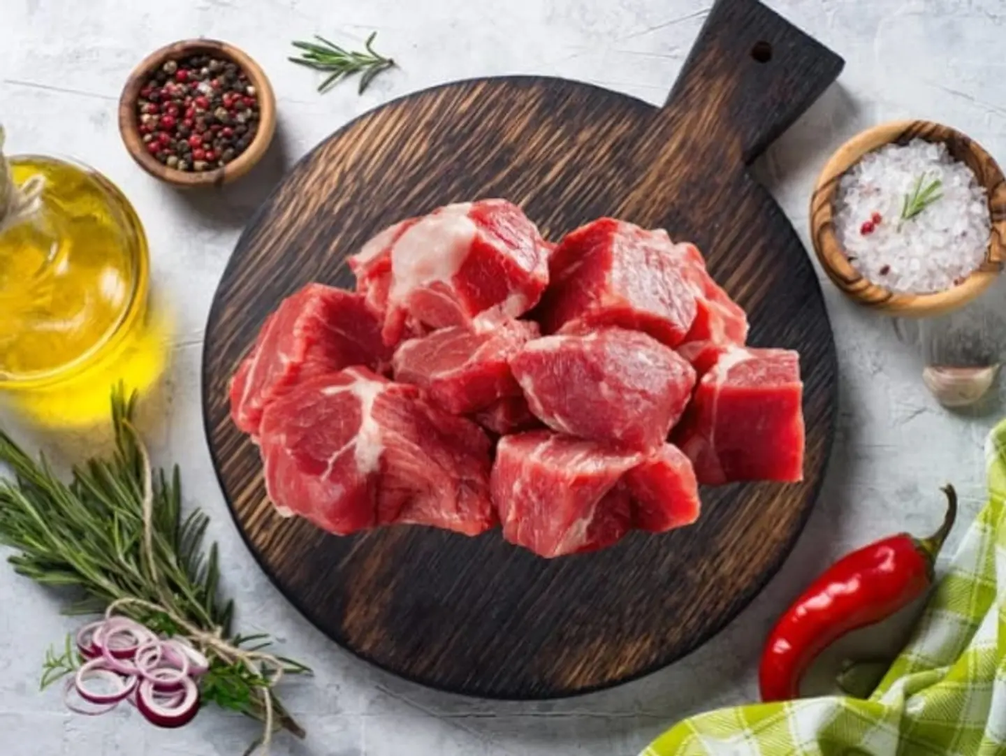Veal Cubes 1 Kg
