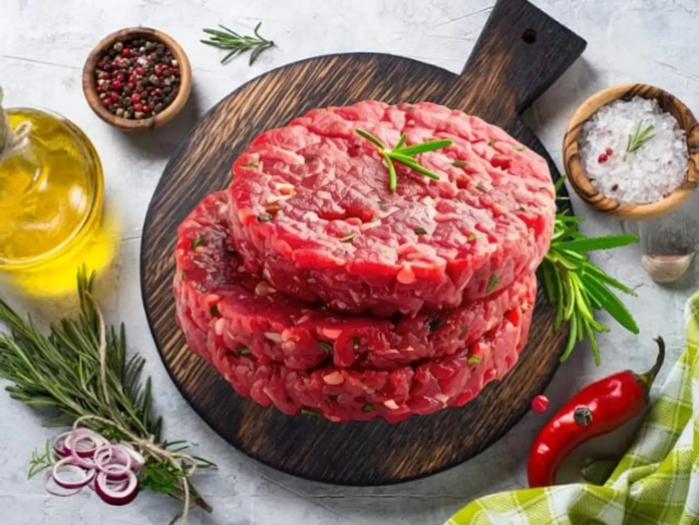 Beef Burgers 4 Pieces 400g