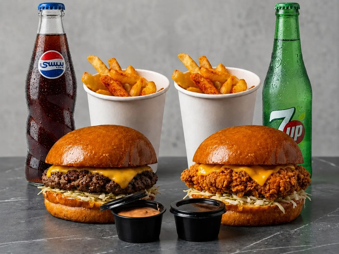 Combo For Two ( Classic Burger + Crispy Chicken Burger )