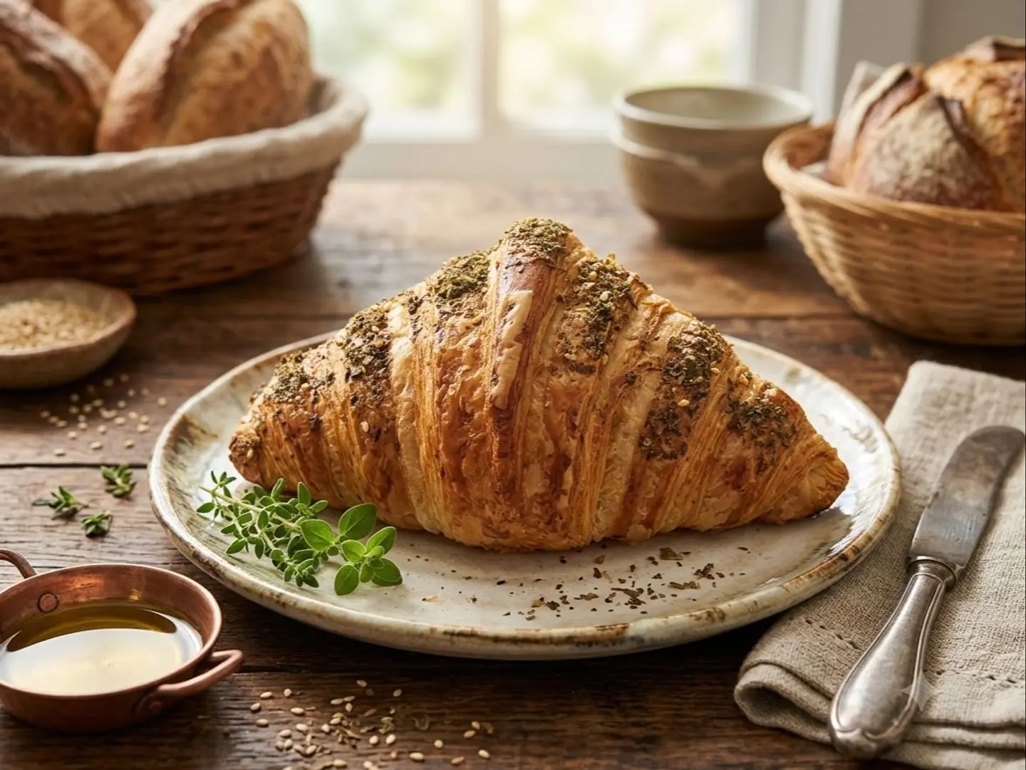 Thyme Croissant