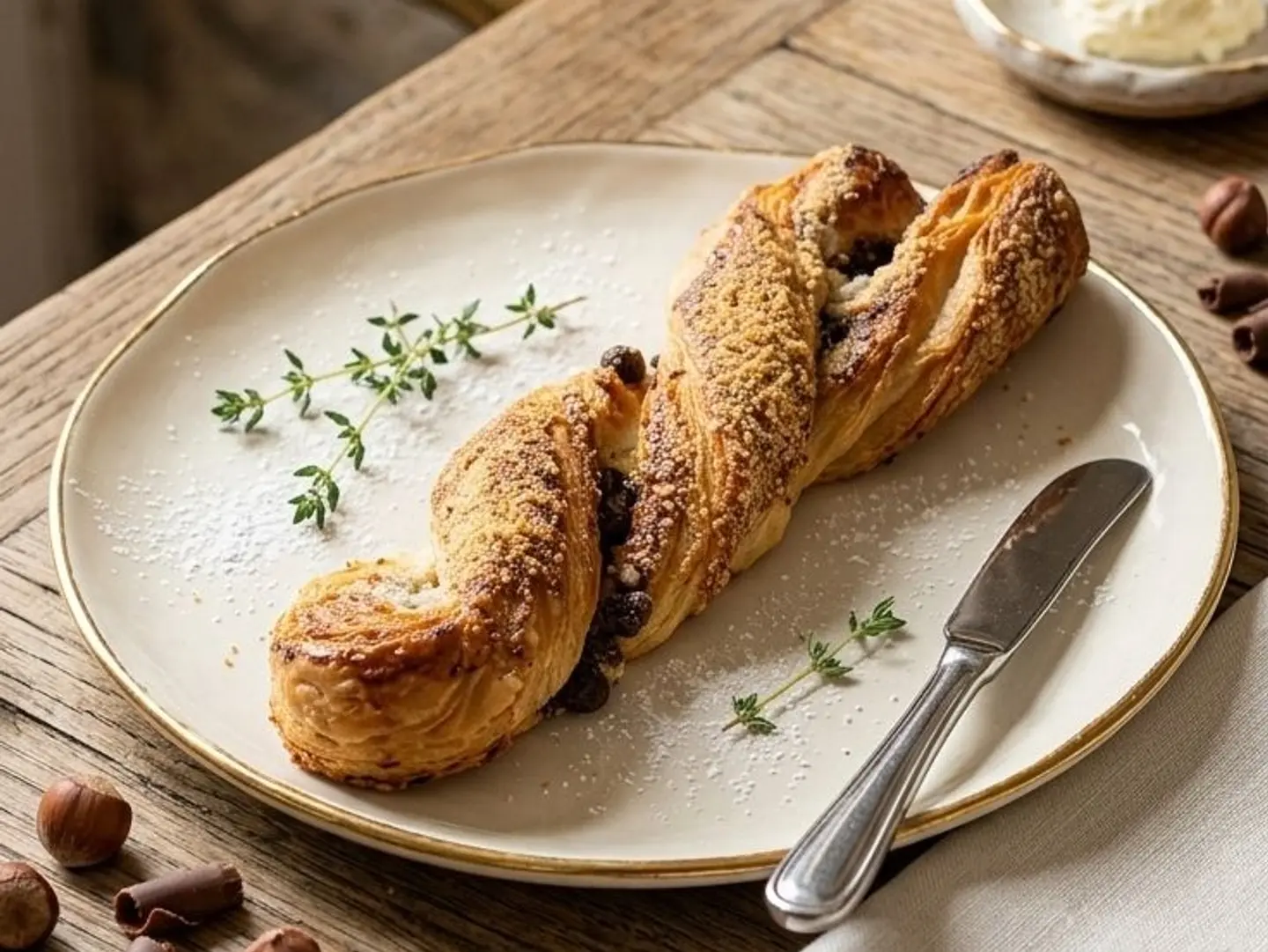 Chocolate With Hazelnut Danish