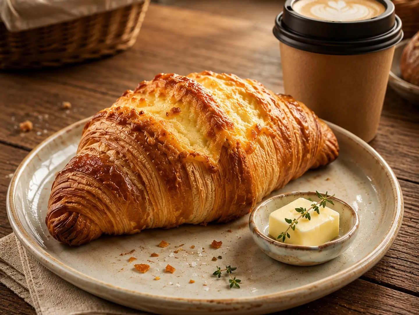 Buy A Cheese Croissant, Get A Free Coffee