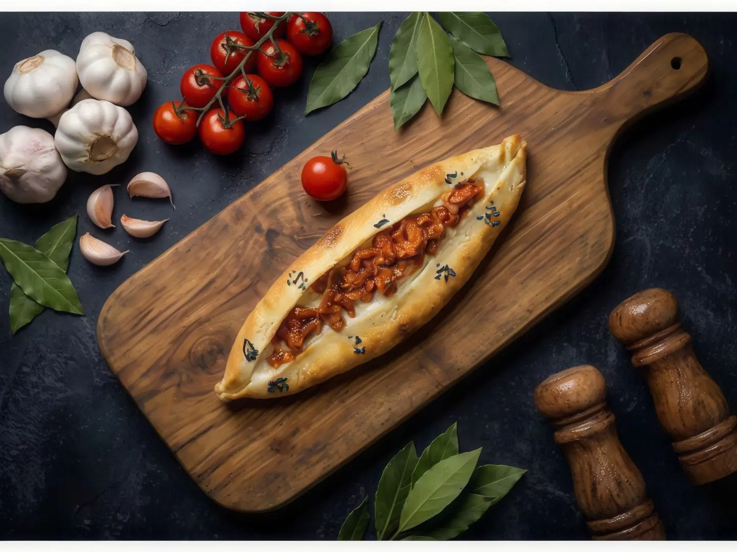 فطيرة دجاج باللبنة