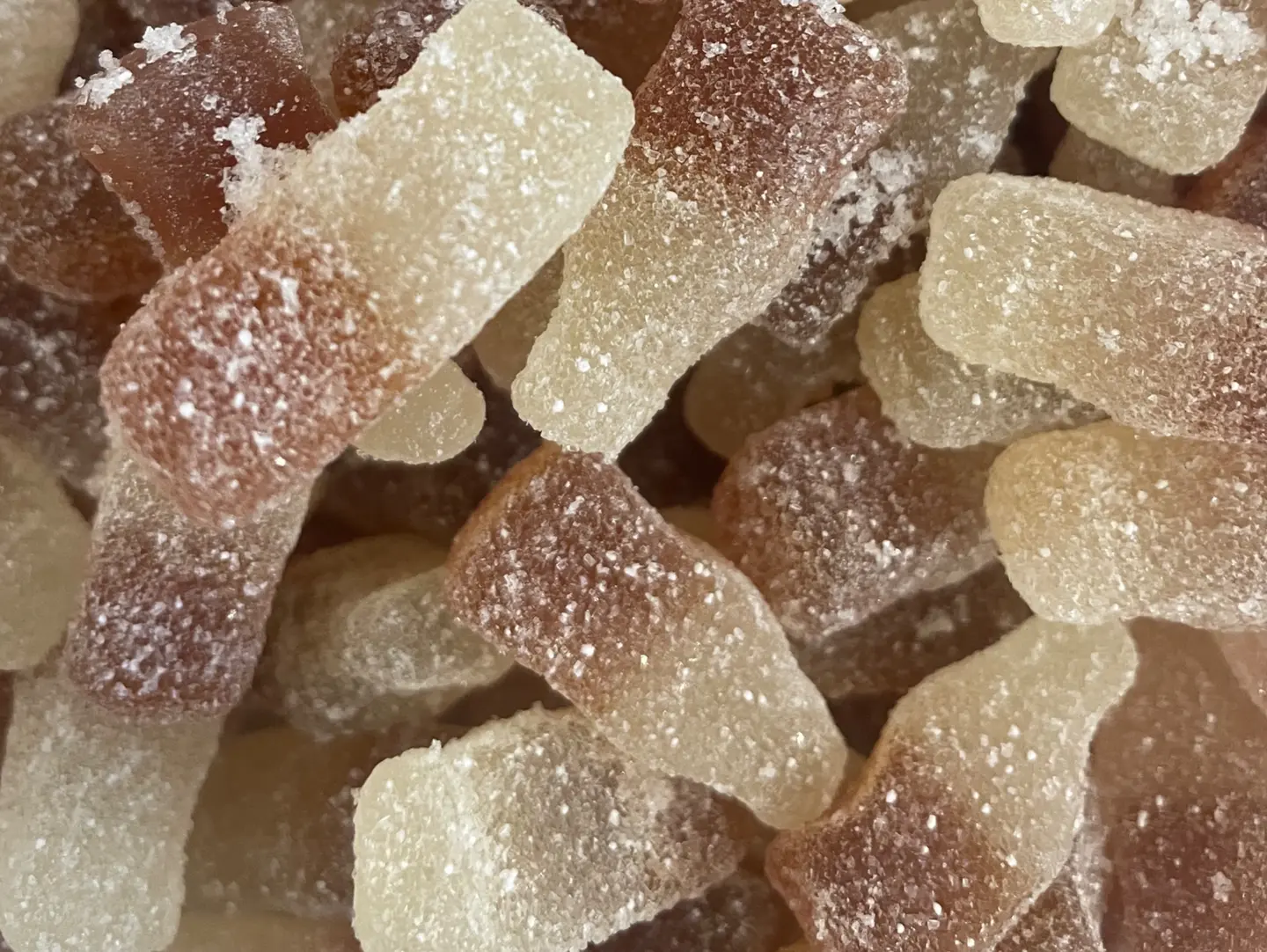 Small Sugar Coated Cola Gummy Candies - 250g