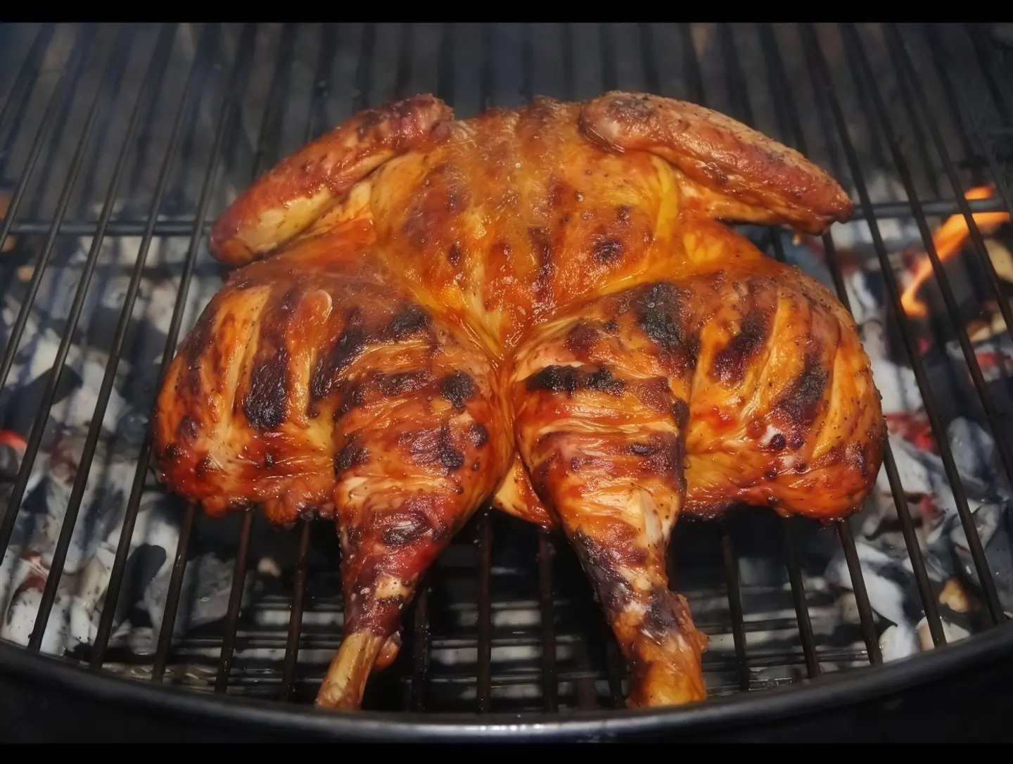 Half Charcoal Chicken