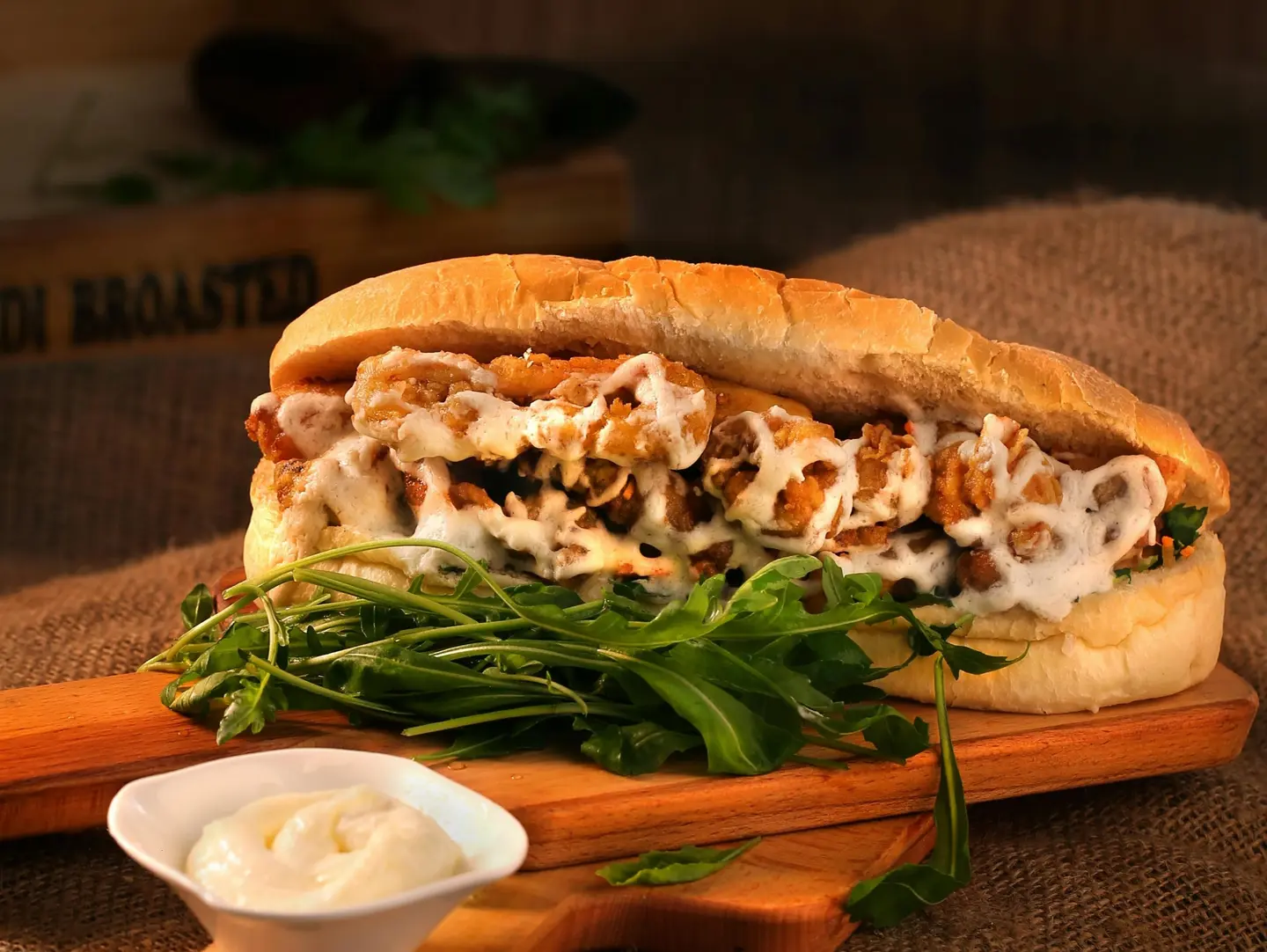 Small Chicken Patty Sandwich